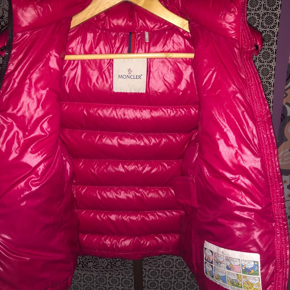 Moncler down hooded puffer jacket
